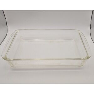 Vintage Pyrex 231 Clear Glass Rectangular Baking Casserole Dish 1.5 Quart USA